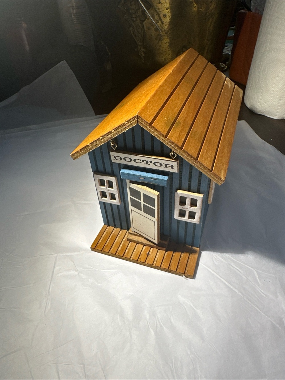 Sanyo A Spoonful of sugar Handcrafted Wood 'Doctor' Miniature House Décor